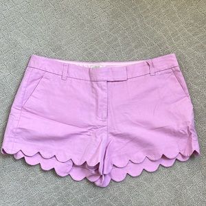 JCrew scalloped shorts